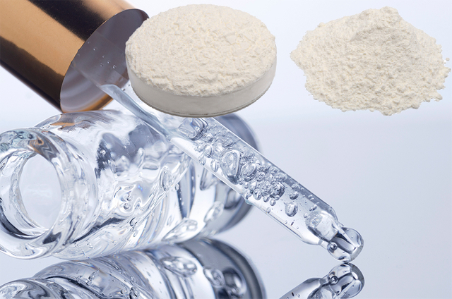 שימוש באבקת נתרן הואלוטונאט Bouliga למוצר קוסמטי 