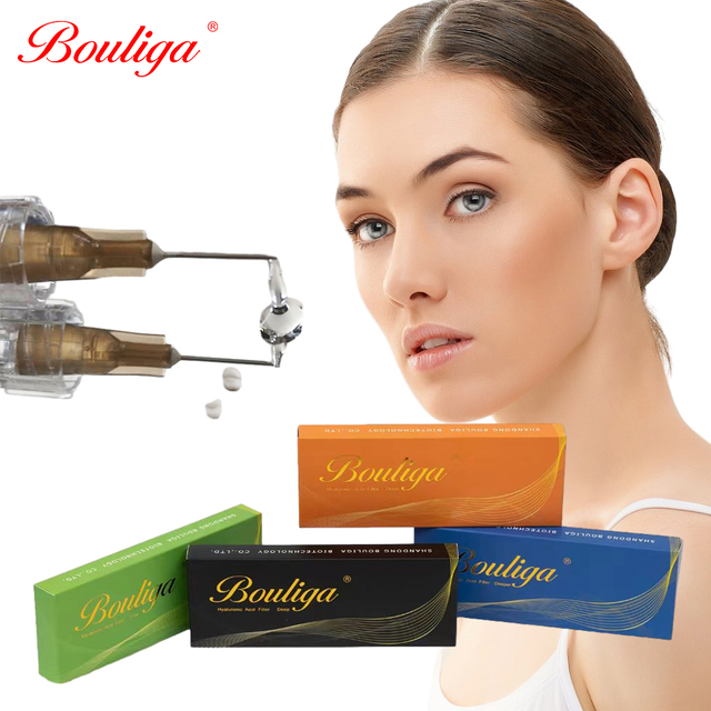 2 מ'ל חומרי מילוי לשיפור שפתיים בהזרקה ג'ל חומצה היאלורונית