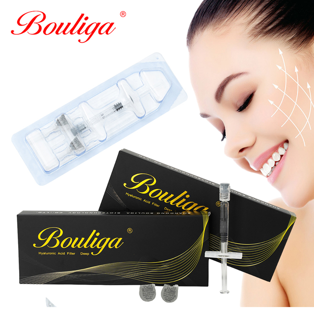 2 מ'ל להזרקה Ha חומר מילוי עורי הזרקת חומצה להפחתת פנים וקמטים