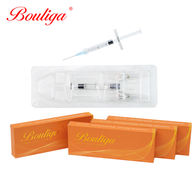 הזרקת מילוי חומצה היאלורונית איכותית לקמטים שטחיים או עמוקים